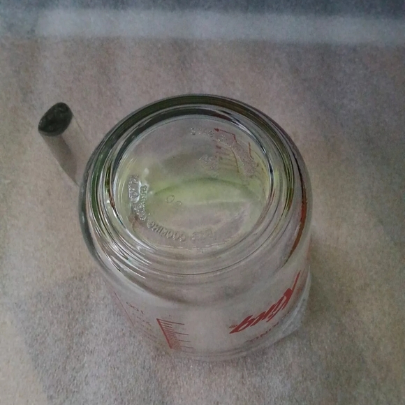 Anchor Hocking Fire-King 498 2 Cup Glass Measuring Cup / Red - Picture 5 of 6